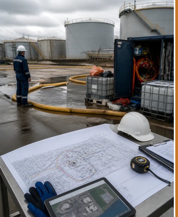 Разработка плана ликвидации разливов нефти в Урае